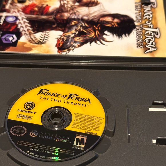 Prince of Persia Two Thrones Nintendo Gamecube Complete in Box - Picture 3 of 3